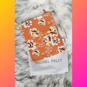 Rachel Pally Orange Yellow Floral Foldover Clutch